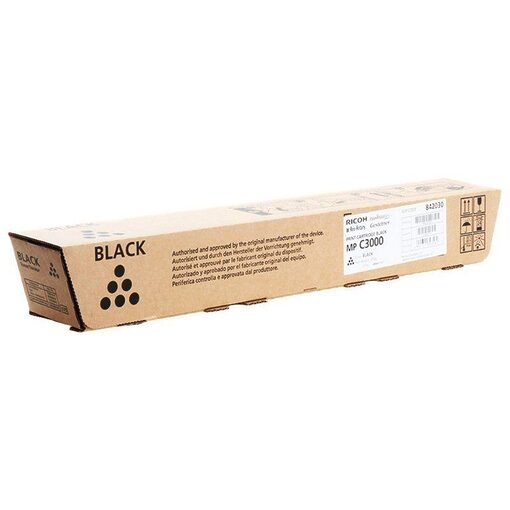 Ricoh Toner Cart. DT3000BLK für MP C2000/C2030/C2050/ C2500/C2530/C2550/C3000/C3000E black (842030)(884950) (888640)