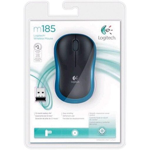 Logitech Wireless Mouse M185 blue (910-002236)