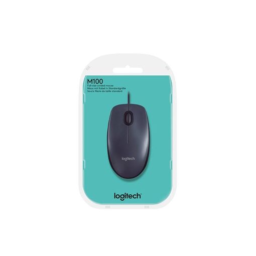 Logitech Mouse M100 grey (910-005003)