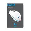 Logitech G203 Lightsync Gaming Mouse USB white (910-005797)