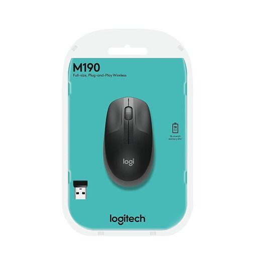 Logitech M190 Full-size wireless Mouse blue (910-005907)