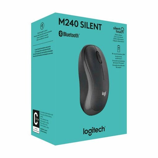 Logitech M240 Silent Mouse black 910-007119