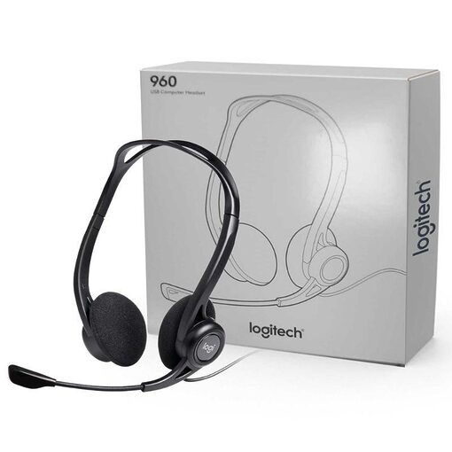 Logitech 960 USB Computer Headset (981-000100)