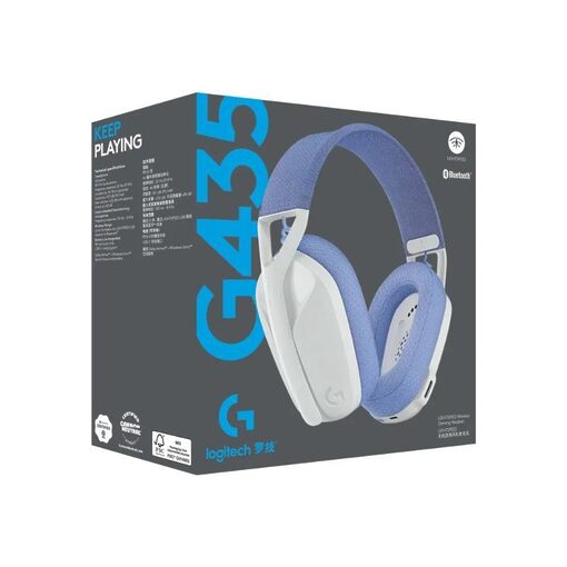 Logitech Lightspeed Gaming Headset G435 white (981-001074)