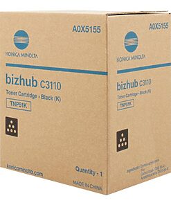 KonicaMinolta bizhub Toner TNP51K für C3110 black (A0X5155)