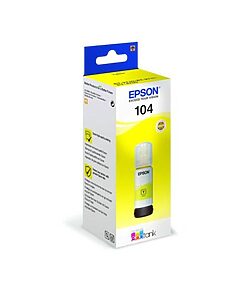 Epson Ink Cart. 104 Eco Tank  C13T00P140:EcoTank ET-2710/  2711/4700 (Yellow)