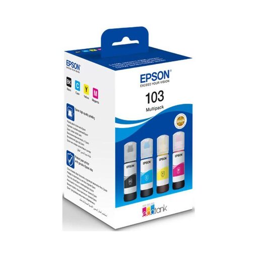 EPSON 103 Tintenpatrone black cyan magenta yellow C13T00S64A Epson L 1110