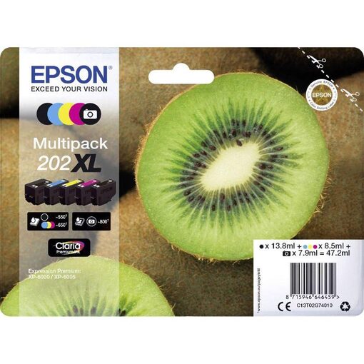 Epson Ink Cart. C13T02G74010 für Expression Premium XP-6000/XP-6005 (Multipack XL) (bk