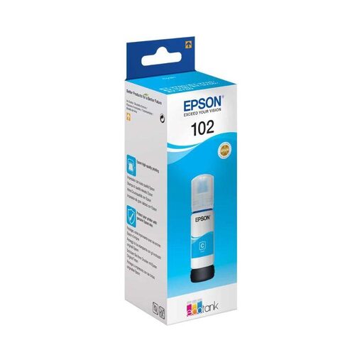 Epson Ink Cart. 102 Eco Tank C13T03R240 für EcoTank ET-2700/ 2750/3700/3750/4750/ Expression ET-2700/2750/3700 (cyan)