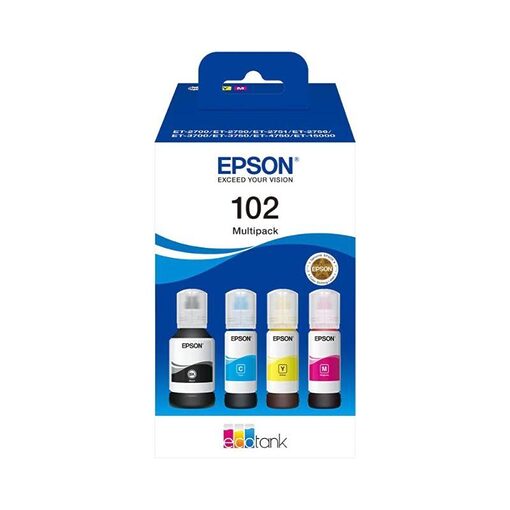 Epson Ink Cart. 102 Eco Tank C13T03R140 für EcoTank ET-2700/ 2750/3700/3750/4750/ Expression ET-2700/2750/3700 (black)