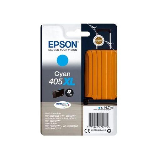 Epson Ink Cart. C13T05H24010 405XL Durabrite ultra ink - cyan