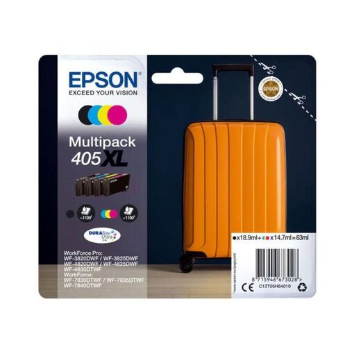 Epson Ink Cart. C13T05H64010 405XL Durabrite ultra ink - Multipack (bk/c/m/y)