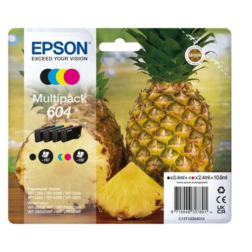 EPSON 604 Tintenpatrone black cyan magenta yellow C13T10G64010 Epson XP-2200