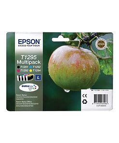 Epson Ink Cart. C13T12954012 für Stylus SX230/235W/420W/ 425W/430W/435W/438W/440W/445W/ 525WD/620FW/B42WD/BX305F/305FW/ 320FW/525WD/535WD/625FWD/630FW/ 635FWD/925FWD/935FWD/WF7015/ 7515/7525 Multipack (bk/c/m/y)