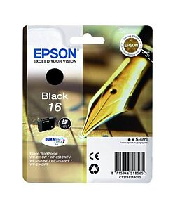 Epson Ink Cart. DURABrite C13T16214012 für WF2010/2510/2520/2530/2540 Black