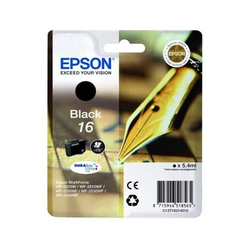 Epson Ink Cart. DURABrite C13T16214012 für WF2010/2510/2520/2530/2540 Black