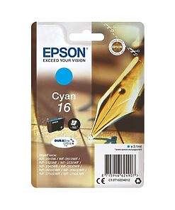 Epson Ink Cart. DURABrite C13T16224012 für WF2010/2510/2520/2530/2540 cyan