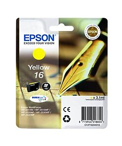 Epson Ink Cart. DURABrite C13T16244012 für WF2010/2510/2520/2530/2540 yellow