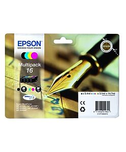 Epson Ink Cart. Multipack DURABrite C13T16264012 für WF2010/2510/2520/ 2530/2540 (Bk