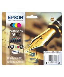 Epson Ink Cart. Multipack DURABrite C13T16364012 für WF2010/2510/2520/ 2530/2540 (Bk