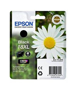 Epson Ink Cart. Claria Home C13T18114012 für Expression Home XP30/102/202/205/215/302/ 305/31xx/402/405/41xx Black XL