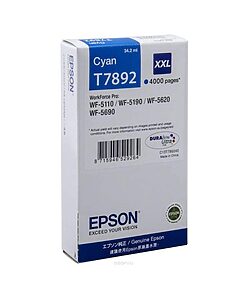 Epson Ink Cart. C13T789240 für WorkForce Pro WF-4630DWF/ WF-4640DTWF/WF-5110DW/WF-5100/ WF-5190/WF5620DWF/WF-5690DWF cyan XXL