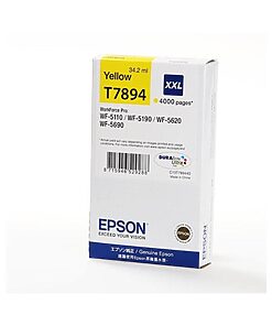 Epson Ink Cart. C13T789440 fürWorkForce Pro WF-4630DWF/ WF-4640DTWF/WF-5110DW/WF-5100/ WF-5190/WF5620DWF/WF-5690DWF yellow XXL