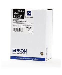 Epson Ink Cart. C13T865140 für WorkForce Pro WF-M5190DW/ WF-M5190DW BAM/WF-M5690DW/ WorkForce Pro WF-M5190DW/ WF-M5190DW BAM/WF-M5690DWF Black XXL