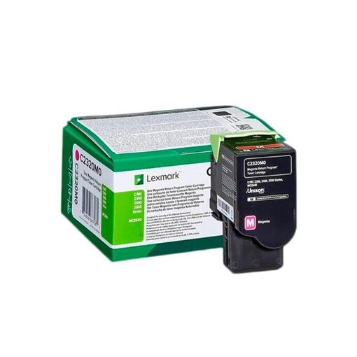 Lexmark Return Print Cart. C2320M0:C2325/C2425/C2535/ MC2325/MC2425/MC2535/MC2640 magenta