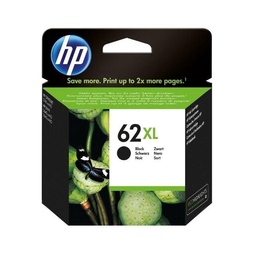 HP Ink Cart. C2P05AE No.62XL für Officejet 5740/5745/8000/ 8040/8045/5600/5640/5660/5665/ 7600/7640/7645 black HC