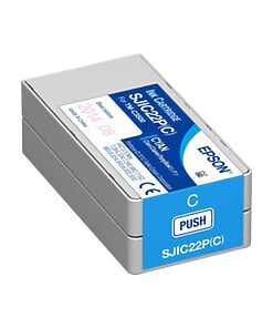 Epson Ink Cart. SJIC22P(C) - Cyan Original - Tintenpatrone (C33S020602)