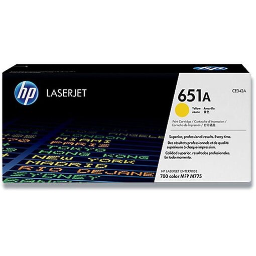 HP Toner Cart. CE342A (651A) für LJ 700/775 yellow