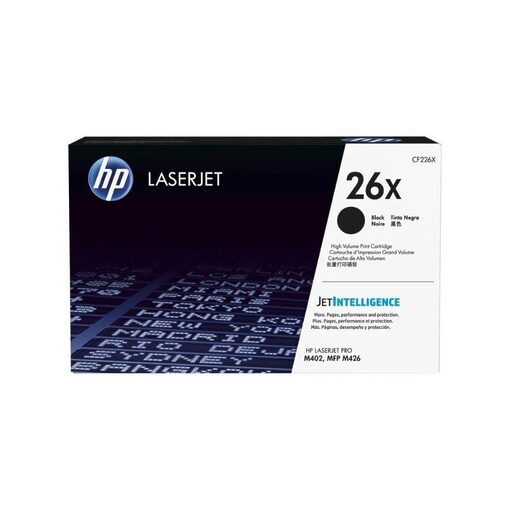 HP Toner Cart. CF226X (26X) für LJ Pro M402d/M402dn/ M402dw/M402n/M426dw/M426fdn black