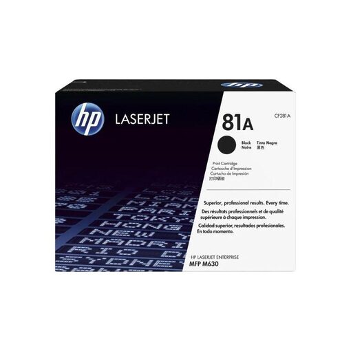 HP Toner Cart. CF281A (81A) LJ M630/M604/M605/M606/ MFP M630 black