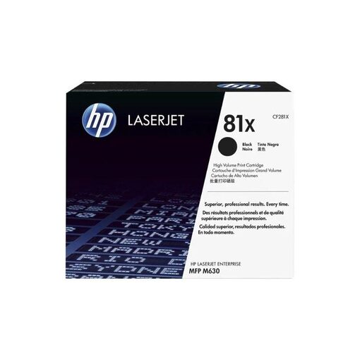 HP Toner-Cartridge High capacity No. 81X black