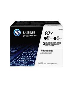 HP Toner Cart. CF287XD (87XD) für LJ M506/527 black high capacity twinpack