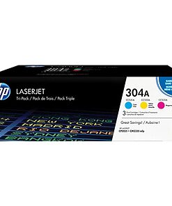 HP Toner Cart. CF372AM (304A) für CLJ CP2025/CM2320 MFP Rainbow Pack (C/M/Y) (CC531A/CC532A/CC533A)