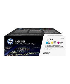 HP Toner Cartridge CF440AM Standard Capacity No. 312A cyan/magenta/yellow