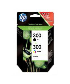 HP Ink Cart. CN637EE No.300 für DJ D2560/F4224/4280/F2420 Combo-Pack (Black/Tri-colour)