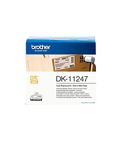 Brother Versand-Etiketten DK-11247 für QL-500/550/560VP/ 580N/650TD/700/710W/720NW/800/ 810W/820NWB/1050/1050N/1060N/ 1100/1110NWB (103x164mm) (180Stk.)