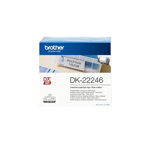 Brother Endlosetiketten DK-22246 für QL-550/500/560VP/ 580N/650TD/700/710W/720NW/800/ 810W/820NWB/1050/1050N/1060N/ 1100/1110NWB (103mm)