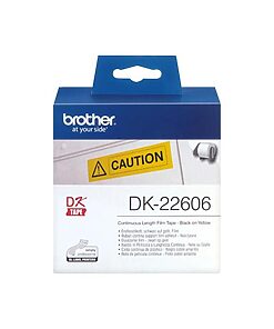 Brother Endlosetiketten DK-22606 yellow (62mm)