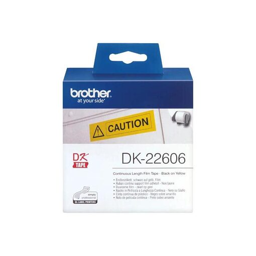 Brother Endlosetiketten DK-22606 yellow (62mm)