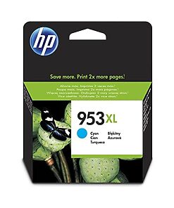 HP Ink Cart. F6U16AE No. 953XL für Officejet Pro 8210/8218/ 8710/8715/8720/8725/8730/8740 cyan high capacity