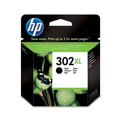 HP Ink Cart. F6U68AE No.302XL für OfficeJet 3830/3832 black