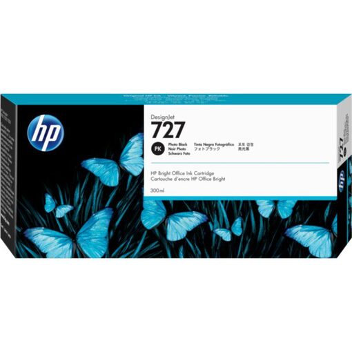 HP Ink Cart. F9J79A No.727 für Designjet T 1500/920 photo black high capacity