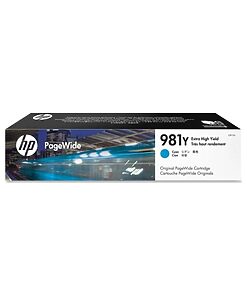 HP Ink Cart. L0R13A No.981Y für Pagewide Enterprise Color 556dn/556xh cyan extra high capacity