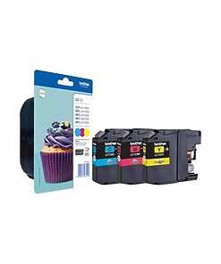 Brother Ink Cart. LC-123RBWBPDR Rainbow Pack für MFC-J4510DW/-4410DW/ -J4610DW/-J4710DW/-J470DW/ -J650DW/-J6720DW/-J6920DW/ -J870DW/DCP-J132W/-J152W (c/m/y)