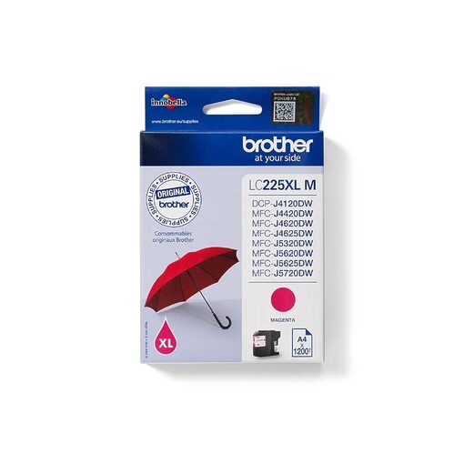 Brother Ink Cart.LC-225XLM high capacity für MFC-J4420DW/J4620DW MFC-J5320DW/5620DW/J5625DW/ 5720DW magenta