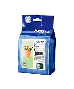 Brother Ink Cart. LC-3217VALDR Value Pack für MFC-J5330DW/J5335DW/ J5730DW/J5930DW/J6530DW/ J6930DW/J6935DW (bk/c/m/y)